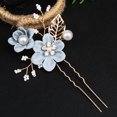 thumbnail image 1 of Peineta de hojas doradas, accesorio para el cabello, accesorio para el cabello hecho a mano, peine con flores insertadas, accesorio para el cabello, accesorios para novias, 1 of 1