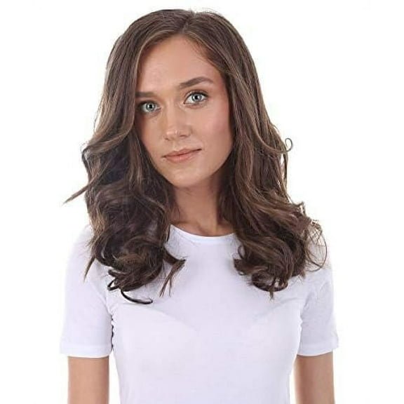 HPO Adult Women's Styless Straight High Heat Clip-In Synthetic Extension, Multiple Color Option -16"