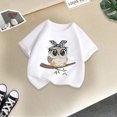 thumbnail image 4 of WEAIXIMIUNG Vêtements Mignons pour Adolescentes Été Filles Mignonnes Imprimé Col Rond Manches Courtes T-Shirt Décontracté Mode Ample, 4 of 4