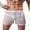 Solid Color, variant on Men's Hollow See Through Shorts Drawstring Loose Lounge Pants Swim Shorts Cover Up Boxer Trunks