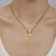thumbnail image 2 of XO Necklace, Fashion Accessories XO Necklaces for Women, Pendant with Rope GXU, 2 of 5