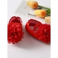 thumbnail image 2 of Baby Girl Toddler Shoes Flowers Soft Sole Walking Princess Shoes and Shoes Headband Set, 2 of 5