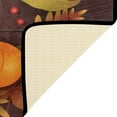 thumbnail image 3 of SKYSONIC Thanksgiving Pumpkin Door mat Non Slip Floor Door Rug Soft Floor Mat for Kitchen Garden Bedroom Indoor Outdoor Entrance Home Holiday Decoration 23.6" x15.7", 3 of 7