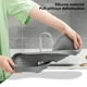 thumbnail image 3 of Bandeja multiusos para grifo de baño con orificios de drenaje - Estante organizador duradero para artículos de tocador y cosméticos, solución de almacenamiento que ahorra espacio para baños, 3 of 7