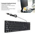 thumbnail image 3 of Minority Language Keyboard 104 Keys USB Wired Keyboard with 4.9ft Cable, Slim Keyboard for Desktop Laptop Computer Universal, 3 of 7