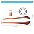 thumbnail image 2 of Uxcell Glasses End Tips 1 Pairs Eyeglass Anti Slip Ear Sock Pieces Tube Sleeve Replacement Temple, Brown Style 4, 2 of 5