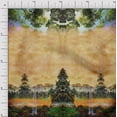 thumbnail image 1 of Soimoi Poly Georgette Fabric Peacock Panel Print Sewing Fabric Yard 52 Inch Wide, 1 of 3