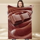 thumbnail image 1 of Manta para sofá, patrón de chocolate, que no destiñe, suave, cómoda para todas las estaciones, oficina en casa, 100x120cm/39,4x47,2 pulgadas, 1 of 5