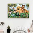 thumbnail image 4 of Cuadros Decorativos 5D bricolaje completo taladro diamante pintura animales Cruz puntada mosaico Kit (05) Ehuebsd embutido en tela, 4 of 8