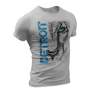 Detroit T Shirts Unisex S M L XL XXL - Lions Eye T-Shirt — Detroit Tee Shirts by DETROIT★REBELS