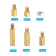 Uxcell M4 Standoff Screws Brass Hex PCB Standoffs Nuts Assortment Kit