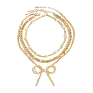 Sparkle Gold Tennis Chain Choker - Rhinestone Fringe Collar Necklace For Women, Adjustable-606851