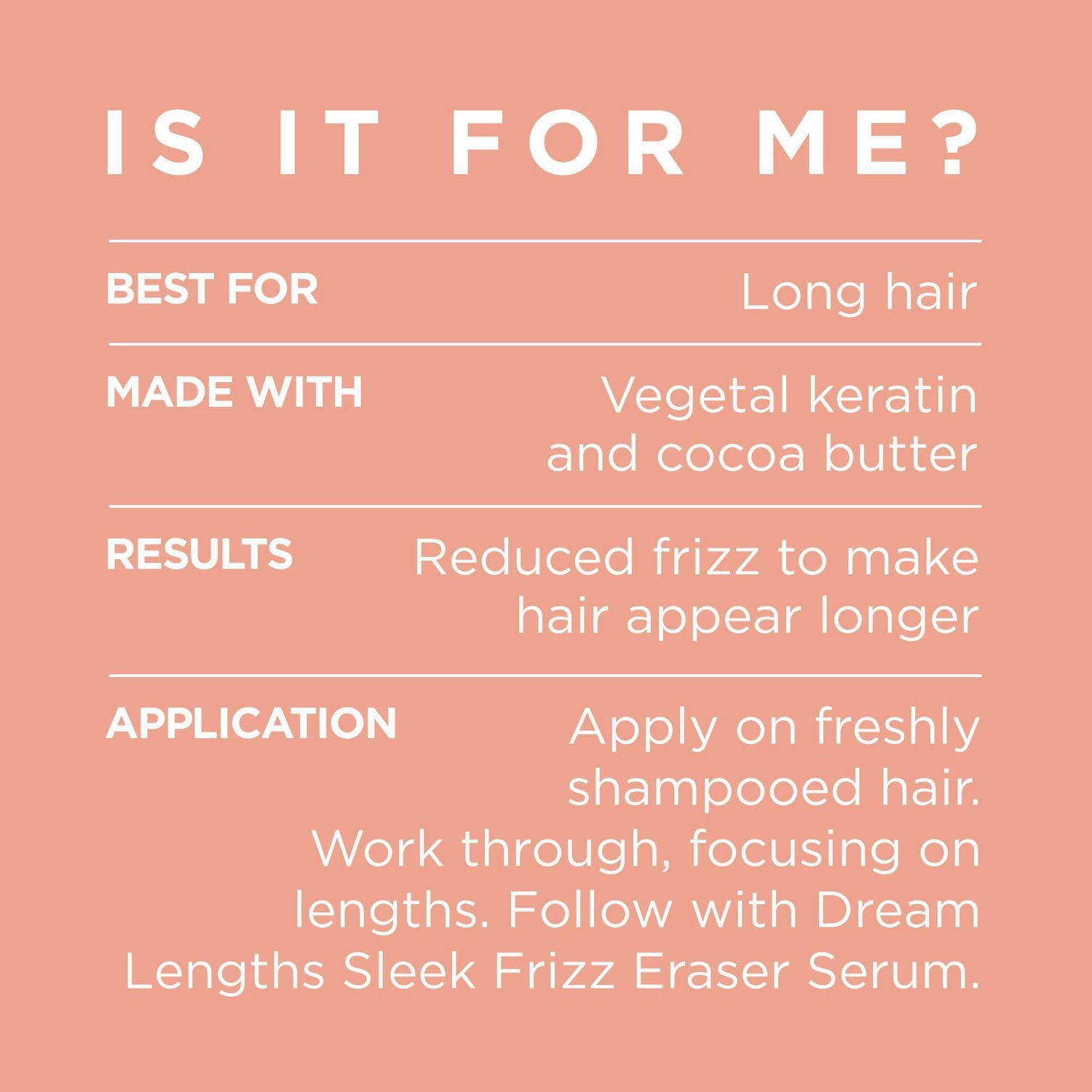 L’Oreal Paris Hair Expertise Revitalisant Dream Lengths Sleek Revitalisant