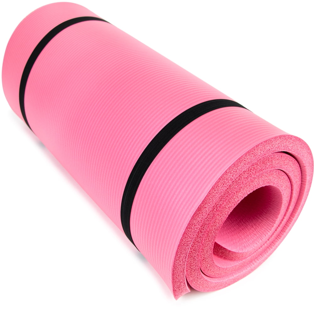 ProsourceFit Extra Thick Yoga and Pilates Mat 1" 25mm 71-inch Long High Densi... 