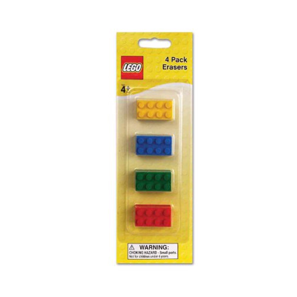 Lego Brick Eraser 4 Pack (1903199)