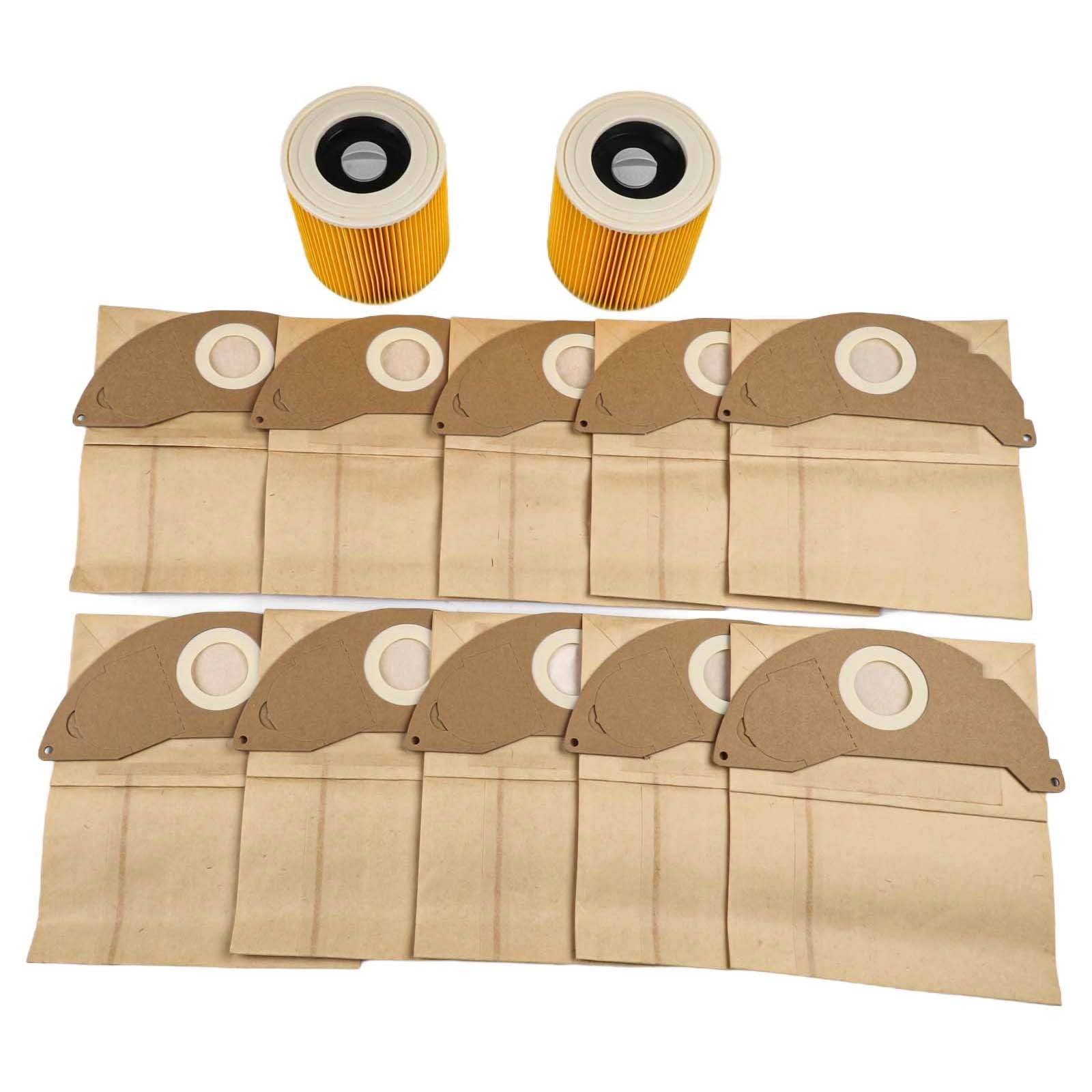 yaaqii For Karcher Wet Dry WD2 WD2.200 MV2 A2004 Vacuum Cleaner for Hoover Bags Filters