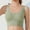 Green, variant on Elabch Wirefree Bras for Women High Impact Sports Bras Full Cup Ultra Thin Yoga Workout Fitness Bra Padded Shockproof Seamless Bra, M-XXL