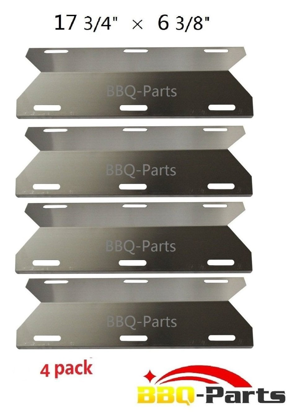 Hongso Spa231 4 Pack Stainless Steel Bbq Gas Grill Heat Plate