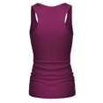 thumbnail image 4 of Made by Olivia Women's Casual Basic Sleeveless Racerback Tank Top, 4 of 5