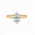 thumbnail image 3 of Cora Jewellery 2CT Marquise Moissanite Bridge Diamond Hidden Halo Engagement Ring For Women, 10K Rose Gold, 3 of 5