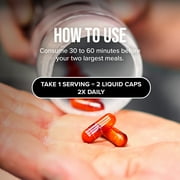 Hydroxycut Hardcore Liquid Heat Weight Loss Pills, Rapid-Release, 60 Ct