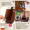 thumbnail image 2 of Cold Brew Coffee Maker With Silicone Mat, Cold Brew Pitcher,1 Gallon Glass Pitcher With Stainless Steel Filter,304 Stainless Steel Leak-Proof Spigot,, 2 of 9