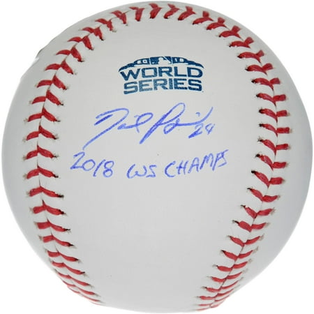 Autographed 2004 World Series Baseball - David Price Boston Red Sox 2018 World Series Champions Autographed Logo Baseball with