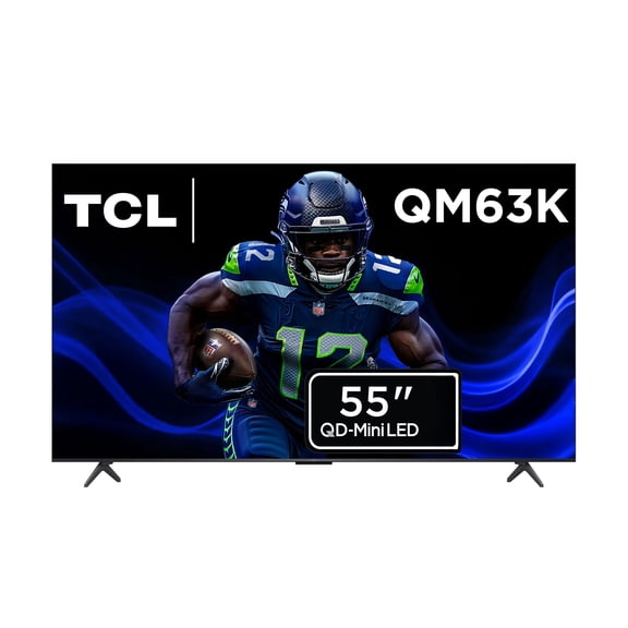 TCL 55" QM63K Series QD-Mini LED QLED 4K UHD Smart TV with Google TV 55QM63K