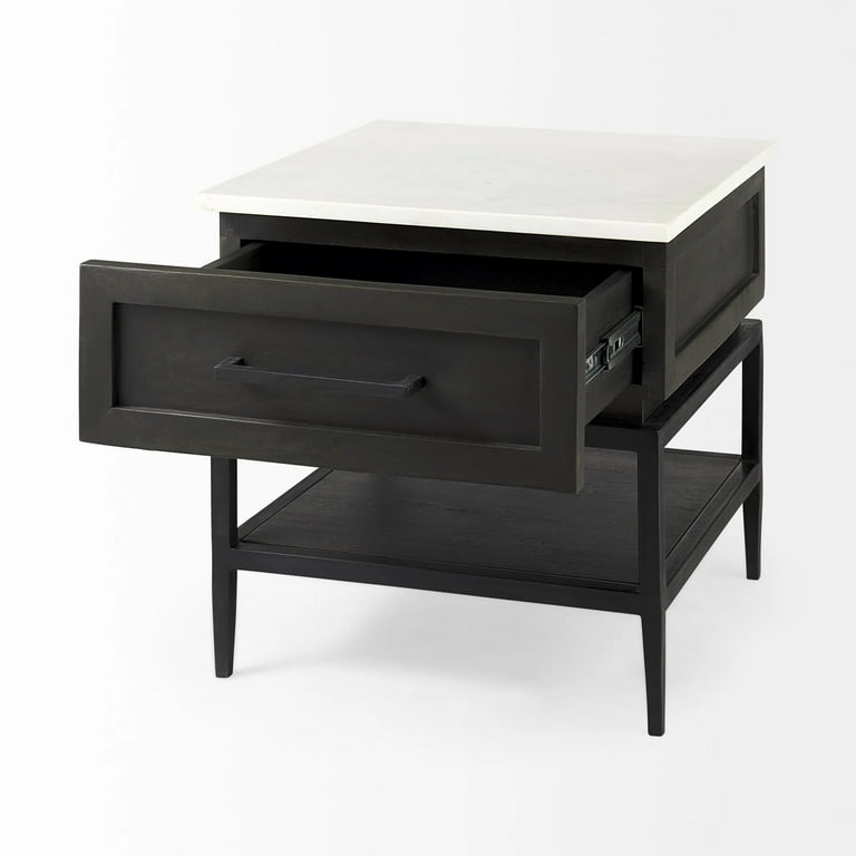 Updated Rustic Dark And Light Marble Top Cabinet Updated Rustic Dark And Light Marble Top Cabinet