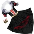 thumbnail image 4 of Boo! Inc. Queen of Hearts Halloween Costume for Women | Alice in Wonderland Dress Up, 4 of 6