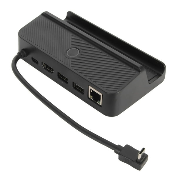 Base Para Consola De Juegos Portátil, Concentrador De Consola De Juegos Portátil Con Salida RJ45 Ethernet 4K 60Hz De 1000Mbps Para Conexión