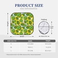 thumbnail image 3 of Picia Watercolor Kiwi Fruits Summer 2 Piece Car Windshield Sun Shade Foldable | Foldable Sun Shield for Front Window Blocks UV Rays and Keeps Your Vehicle Cool-Large, 3 of 7