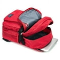 thumbnail image 2 of K-Cliffs 20 Pc  Multi-Compartment School Backpacks w/Laptop Sleeve, Bottle Holder, and Padded Straps, Unisex, Red, Ages; 8-Adult, 2 of 9