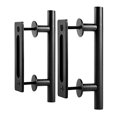 thumbnail image 2 of EaseLife 2 Pack 12" Sliding Barn Door Handles and Pulls, Rustic Double Sided Hardware Set, Heavy Duty, Matte Black Powder Coated Finish, Easy Install, 2 of 4