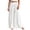 a01White, variant on Yyeselk Women Cotton Linen Wide Leg Pants Flowy Pleated Palazzo Baggy Slacks Stretch High Waisted Side Drawstring Casual Trousers for Beach Vacation Travel Pink M