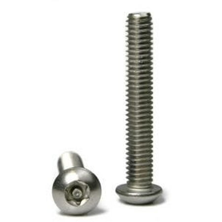 

10-24 x 3/8 Machine Screws / Pin-In 6-Lobe / Button Head / 18-8 Stainless Steel (Quantity: 4000 pcs)