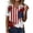 Watermelon Red, variant on MEICHEN Womens Tops Summer Graphic Tees Short Sleeve Patriotic Blouse Usa 250th Anniversary T Shirt V Neck Shirt