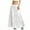 White, variant on MaFYtyTPR Women's Long Flowy Skirts Fashion Solid Color Elastic Waist Drawstring Comfy Cake Maxi Skirt