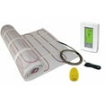 thumbnail image 2 of Warming Systems - 300 Sqft 240V Electric Radiant Floor Heating Mat – Includes Heating Mat, Programmable Thermostat, Sensor and Installation Monitor - Under Tile Heated Floors, 2 of 4
