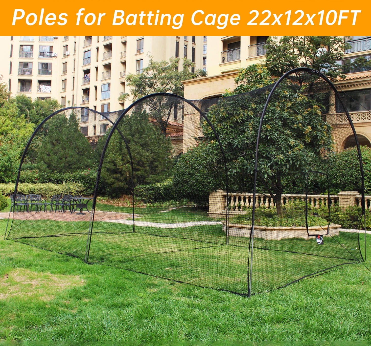 Gagalileo Replacement baseball Rods 16x10x10ft