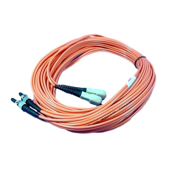 New Leviton 10m ST-SC Fiber Optic Patch Cable Cord Duplex Multimode 5H200-M10