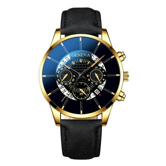 LEHOZIHEQ Men's Fashion Luxury Stainless Steel Watches for Men Business Chronograph Analog Quartz Wristwatches