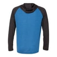 thumbnail image 3 of Burnside - New - NIB - Yarn-Dyed Hooded Raglan T-Shirt, 3 of 5