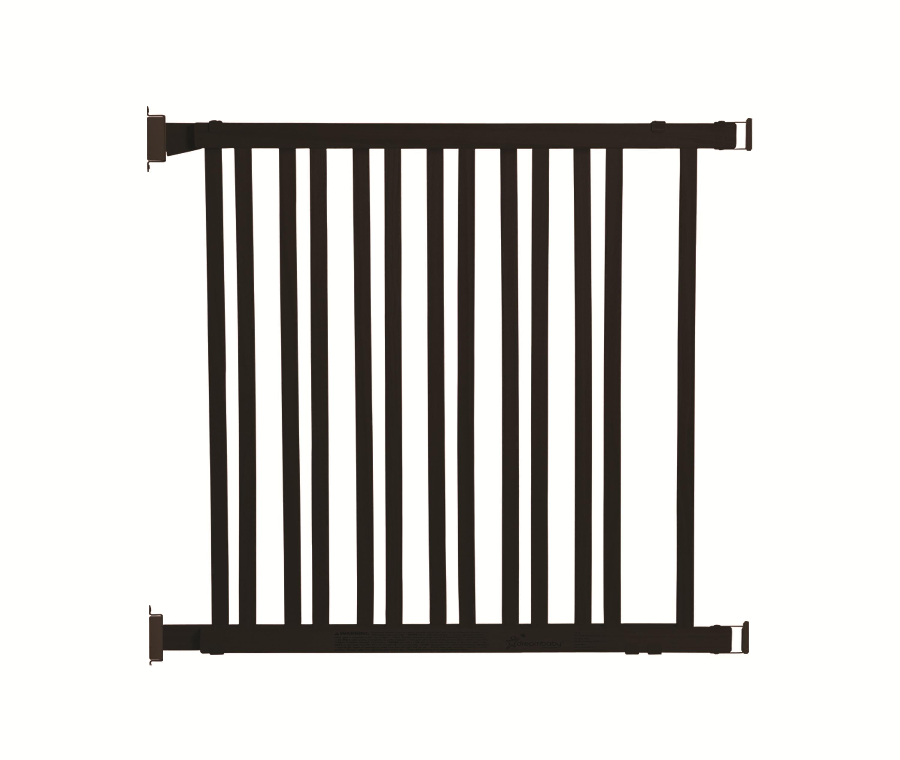 wooden walk through baby gate