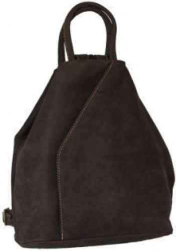 distressed leather backpack