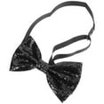 ITSELFER Bow Tie Men Suit Tuxedo Necktie Glitter Bow Tie Costume