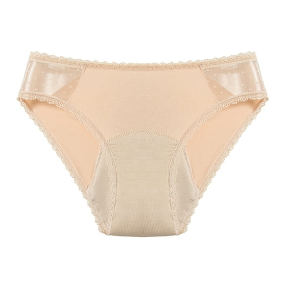 yunLCZ Women Seamless Hipster Underwear Bikini Bottoms For Women Menstruation Swim Shorts Bikini Bottoms Mid Waist For Lady Stretch Cool Underwear for Women