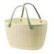 thumbnail image 1 of Cesta de ducha con asas, cesta de almacenamiento para el hogar, bolsa de mano para productos de limpieza, cesta de baño para bolso de playa Beige 35x32x23cm, 1 of 9
