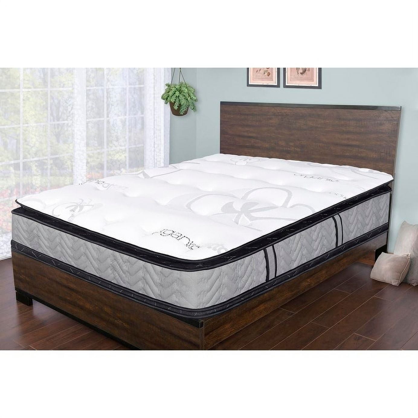 Double pillow top mattress queen size discount