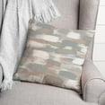 thumbnail image 3 of Creative Products Gray Brushstroke Pattern 18x18 Indoor / Outdoor Pillow, 3 of 9